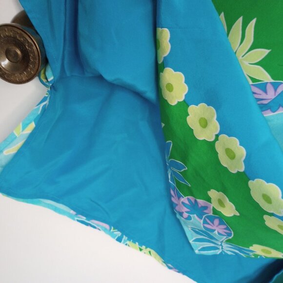 Maggie London Tropical Floral Silk Shift Dress - Picture 6 of 8